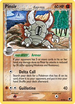 Carte Pokémon Scarabrute 9/101 de la série Ex Île des Dragons en vente au meilleur prix