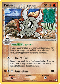 Pinsir 9/101 Pokémon card from Ex Dragon Frontiers for sale at best price