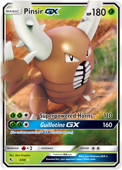Pinsir GX 6/68 Pokémon card from Hidden Fates for sale at best price