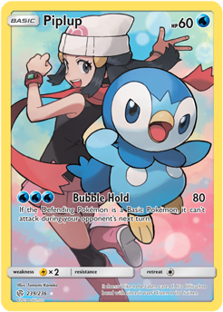 Piplup 239/236 Pokémon card from Cosmic Eclipse for sale at best price