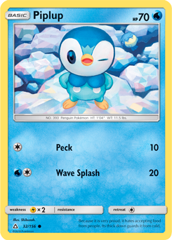 Piplup 32/156 Pokémon card from Untra Prism for sale at best price