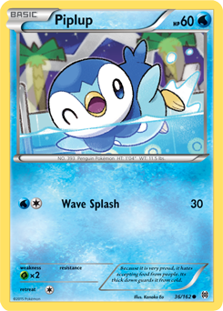 Piplup 36/162 Pokémon card from Breakthrough for sale at best price