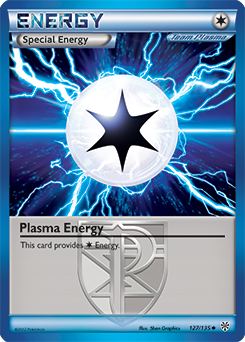 Uncommon Pokémon card Plasma Energy 127/135 from Plasma Storm expansion
