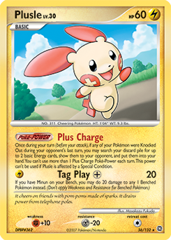 Plusle 36/132 Pokémon card from Secret Wonders for sale at best price