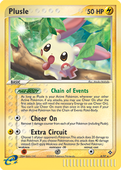 Carte Pokémon Holographique Rare Posipi 8/97 de la série Ex Dragon