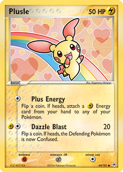 Plusle 69/101 Pokémon card from Ex Hidden Legends for sale at best price