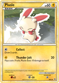 Plusle 36/95 Pokémon card from Unleashed for sale at best price