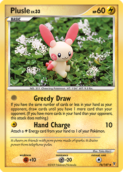 Plusle 76/147 Pokémon card from Supreme Victors for sale at best price