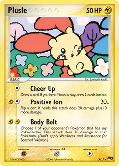 Plusle 5/17 Pokémon card from POP 3 for sale at best price