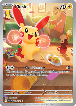 Plusle 193/182 Pokémon card from Paradox Rift for sale at best price