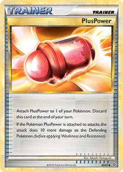 Uncommon Pokémon card PlusPower 80/95 from Unleashed expansion