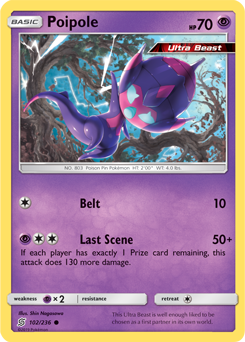 Poipole 102/236 Pokémon card from Unified Minds for sale at best price