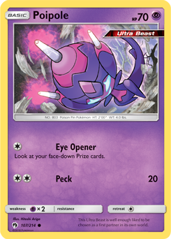 Poipole 107/214 Pokémon card from Lost Thunder for sale at best price