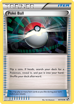 Poké Ball 97/114 Pokémon card from Black & White for sale at best price
