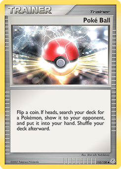 Poké Ball 110/130 Pokémon card from Diamond & Pearl for sale at best price