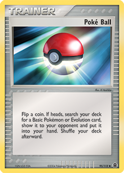 Carte Pokémon Poké Ball 95/112 de la série Ex Rouge Feu Vert Feuille en vente au meilleur prix