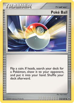 Poké Ball 113/127 Pokémon card from Platinuim for sale at best price