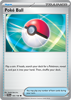 Poké Ball 185/198 Pokémon card from Scarlet & Violet for sale at best price