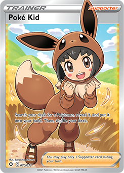 Poké Kid 070/072 Pokémon card from Shining Fates for sale at best price