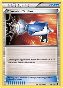 Pokémon Catcher 95/98 Pokémon card from Emerging Powers for sale at best price