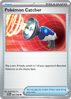 Common Pokémon card Pokémon Catcher 82/88 from Perfect Order expansion