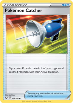 Pokémon Catcher 175/202 Pokémon card from Sword & Shield for sale at best price