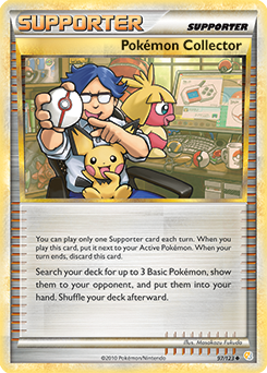 Uncommon Pokémon card Pokémon Collector 97/123 from HeartGold SoulSilver expansion