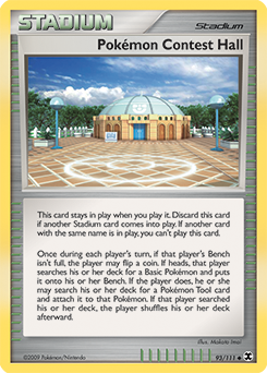 Pokémon Contest Hall 93/111 Pokémon card from Rising Rivals for sale at best price