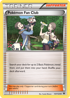 Pokémon Fan Club 107/124 Pokémon card from Fates Collide for sale at best price