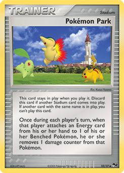 Uncommon Pokémon card Pokémon Park 10/17 from POP 2 expansion
