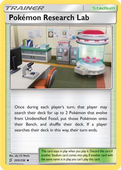 Pokémon Research Lab 205/236 Pokémon card from Unified Minds for sale at best price