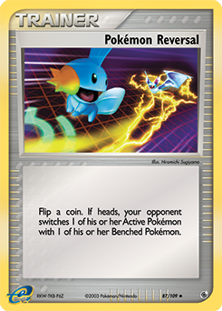 Carte Pokémon Inversion de Pokémon 87/109 de la série Ex Rubis & Saphir en vente au meilleur prix