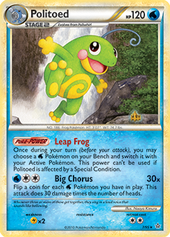 Politoed 7/95 Pokémon card from Unleashed for sale at best price