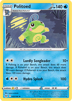 Politoed 032/196 Pokémon card from Lost Origin for sale at best price