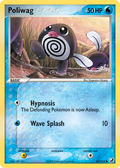 Poliwag 67/115 Pokémon card from Ex Unseen Forces for sale at best price