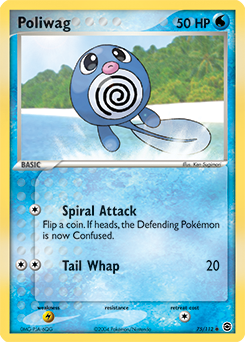 Poliwag 75/112 Pokémon card from Ex Fire Red Leaf Green for sale at best price