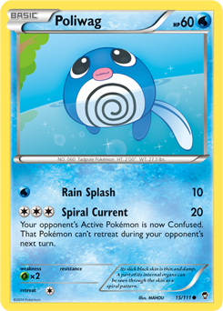 Poliwag 15/111 Pokémon card from Furious Fists for sale at best price