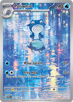 Poliwhirl 176/165 Pokémon card from 151 for sale at best price