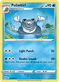 Poliwhirl 031/196 Pokémon card from Lost Origin for sale at best price