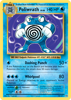 Poliwrath 25/108 Pokémon card from Evolutions for sale at best price