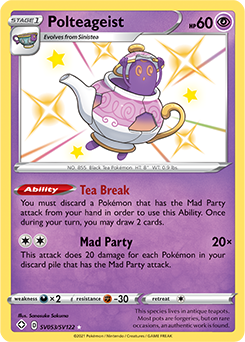 Polteageist SV053/SV122 Pokémon card from Shining Fates for sale at best price