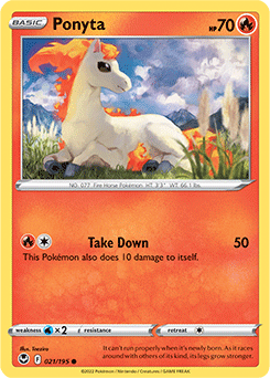 Ponyta 021/195 Pokémon card from Silver Tempest for sale at best price