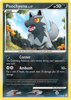 Poochyena 116/146 Pokémon card from Legends Awakened for sale at best price