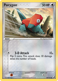 Porygon 69/115 Pokémon card from Ex Unseen Forces for sale at best price