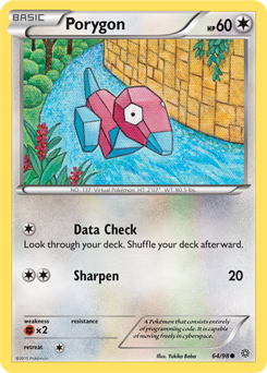 Porygon 64/98 Pokémon card from Ancient Origins for sale at best price