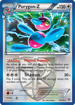 Porygon-Z 74/101 Pokémon card from Plasma Blast for sale at best price