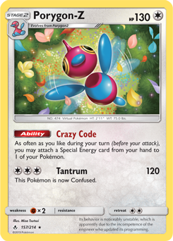 Porygon-Z 157/214 Pokémon card from Unbroken Bonds for sale at best price