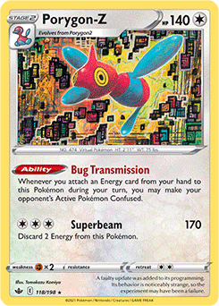 Porygon-Z 118/198 Pokémon card from Chilling Reign for sale at best price