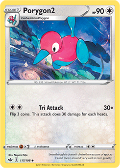 Porygon2 117/198 Pokémon card from Chilling Reign for sale at best price