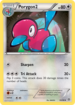 Porygon2 65/98 Pokémon card from Ancient Origins for sale at best price